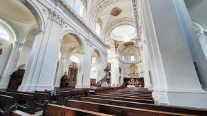 Interior of cathedral we diverted to see in Solothurn, Switzerland