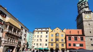 Golden Roof and Clock Tower in Innsbruck