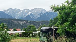 Campground in Stams, Austria,