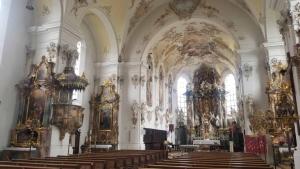 Schongau church in Germany on the Romantic Road
