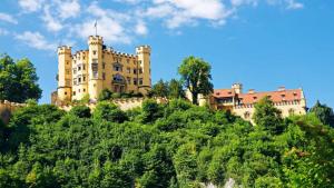 Schloss Hohenschwangau (Hohenschwangau Castle) near Fussen, Germany.