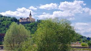 Cycled up here for lunch near Usti Nad Labem