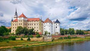 Schloss Hartenfels or Torgau Castle near our campground in Torgau, Germany