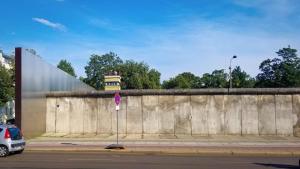 Segment of Berlin Wall with East German Watchtower, now a museum