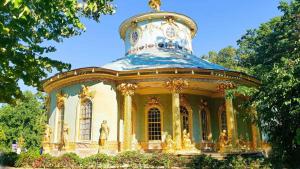 Chinese Tea House in Sanssouci Palace Gardens in Potsdam, Germany
