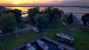 Lovely Marina camping spot in Szczecin, Poland