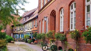 "Johanniskloster", some of the monastery buildings of St. John's Abbey in Stralsund, Germany