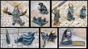 Lovely, whimsical dwarfs. 800+ in Wrocław, Poland