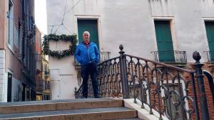 Mike wandering around Venice