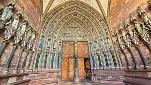 Phenomenal artwork. Freiburg Cathedral, Germany
