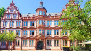 Very pretty Gutenberg Museum. Printing press invented in 1440 here in Mainz, Germany