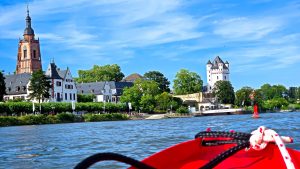 First boat ride in 3 1/2 yrs. Eltville on the Rhine River.