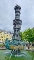 History Column fountain in Josef-Görres-Platz, Koblenz, Germany
