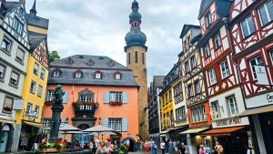 Markt Square in Cochem, Germany on the Mosel River