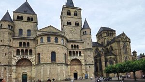 Trier's St. Peter's Cathedral with the Holy Robe and attached 13c Church of our Lady