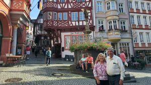 Cyled to Bernkastel-Kues on the Mosel with Helge and Elin