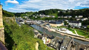 View of Bouillon, Belgium from citadel.