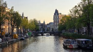Canal in Amsterdam