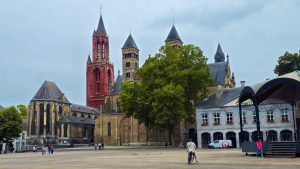 Two churches side by each in Maastricht