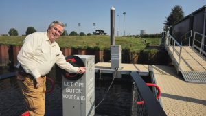 Chain ferry at Biesbosch Marina campground