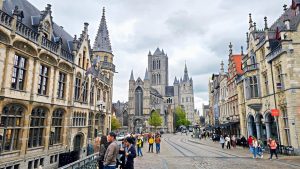 City of Three Towers Ghent, Belgium