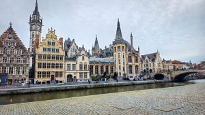 Guild Halls and Spires in Ghent, Belgium