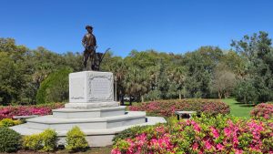 Statue of Miuteman represeting the Louisana National Guard, Baton Rouge