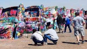 Cadillac Ranch in Amarillo, Texas