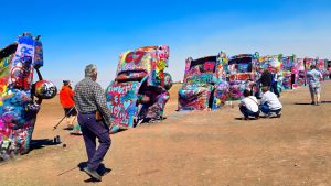 Cadillac Ranch in Amarillo, Texas
