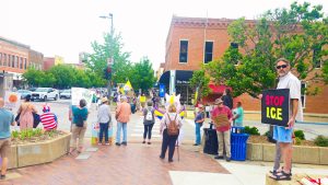 Stumbled on an anti-I.C.E. and anti-Trump rally 