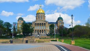 State Capital in Des Moines Iowa