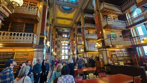 Library in Des Moines Iowa State Capital Building