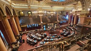 Senate Chamber in Des Moines Iowa State Capital Building
