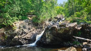 Minnehaha Falls on Crystal River near Sault Ste. Marie