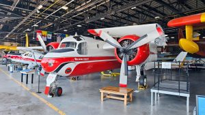 Grumman Tracker converted to Single Seat FireCat at Canadian Bushplan Heritage Musuem