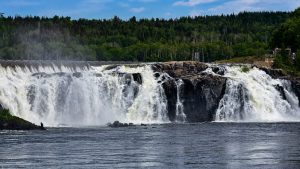Spilling water at Alexander GS near Nipigon