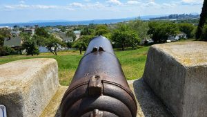 View over Thunder Bay with Sleeping Giant in the background