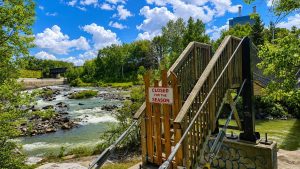 Roy Wilson Suspension Bridge, Dryden, Ontario
