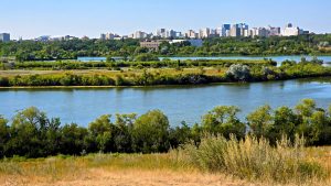 Lake Wascana in Regina Saskatchewan