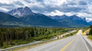 Just gorgeous views driving into Banff area