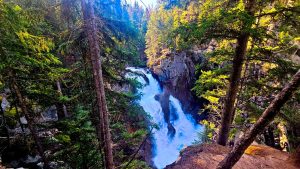Lower Bugaboo Falls, in Bugaboo Provincial Park, British Columbia