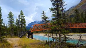 Bridge over Kootenay River near Paint Pots in Kootenay NP