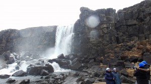 Iceland: Walk to Waterfall        