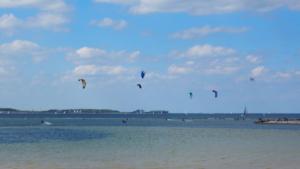 ParaSailing/Boats/Beach, Laboe, Germany            