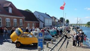 BMW car display in Ribe, Denmark            
