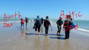 One foot in 2 different seas        