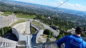 top of Oslo ski jump    
