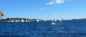 Start of race: Risor, Norway  