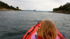 First test of our boat in Norway  