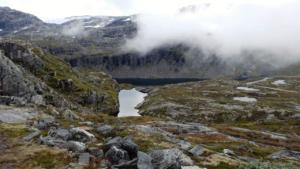 4,000 ft up near Hardangerfjord, Norway         